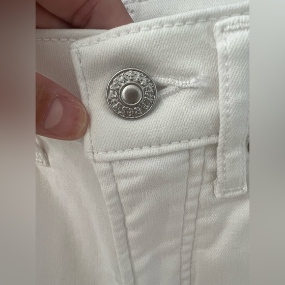 Express High Waisted White Supersoft Skinny Jeans (Size 0) - Picture 7 of 12